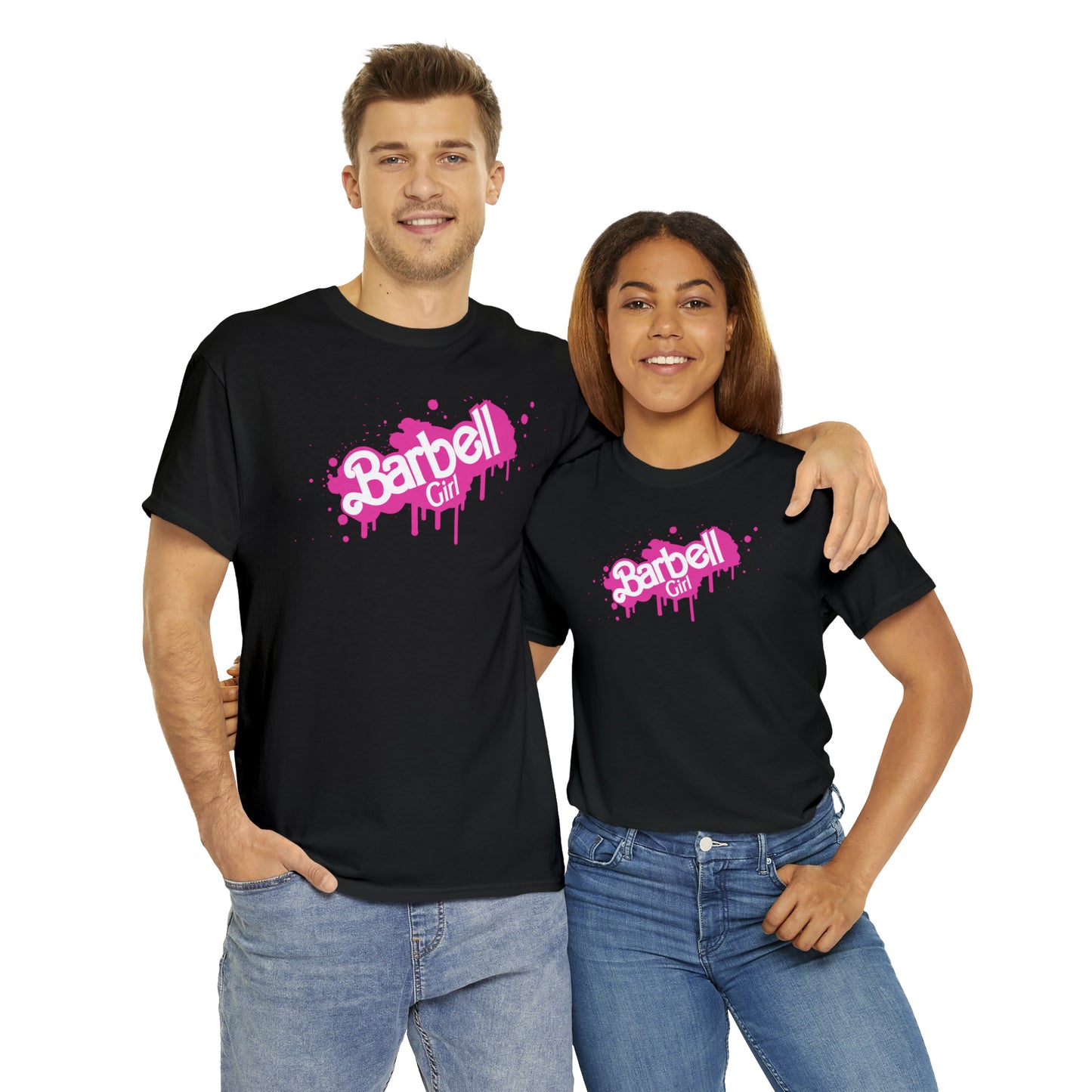 Barbell Girl Vintage Font Drip Style -Unisex Tee