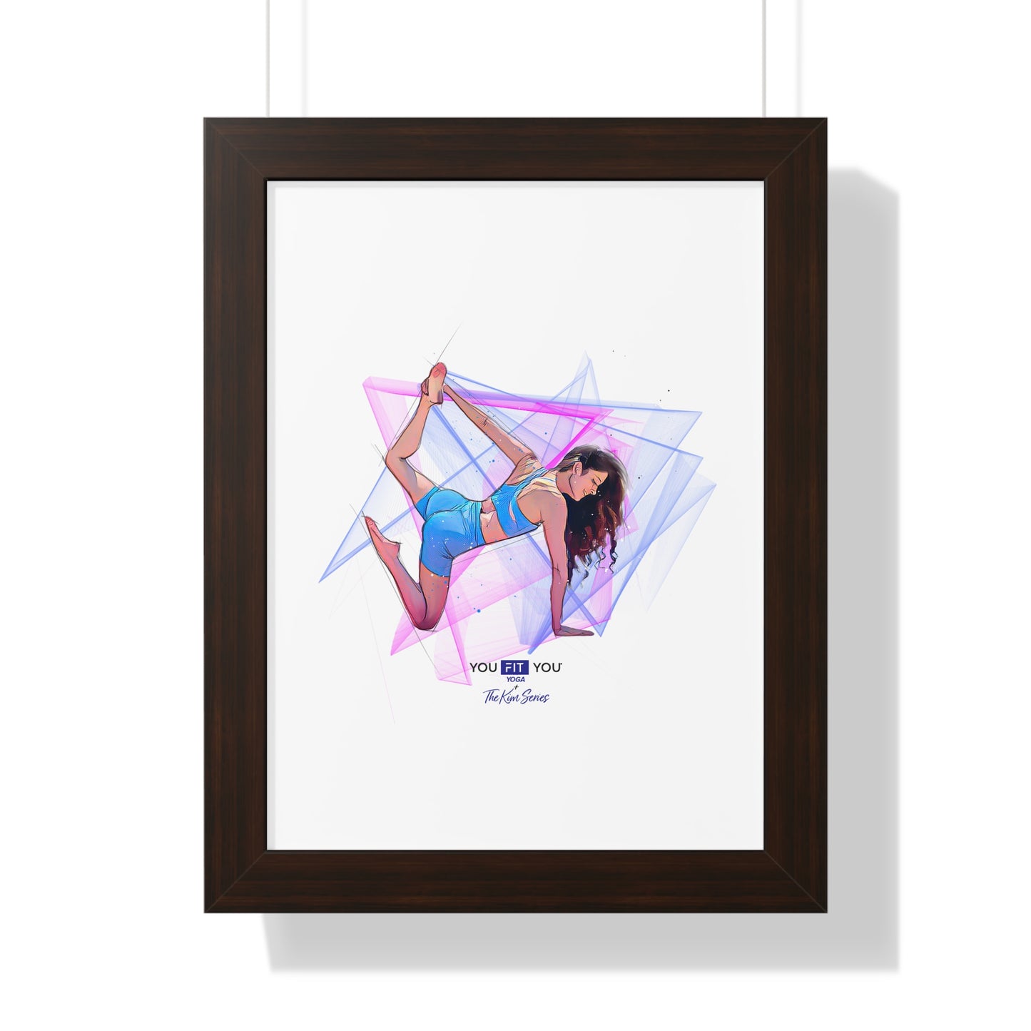 Leap of Faith Yoga, Energy Shapes - Framed Art
