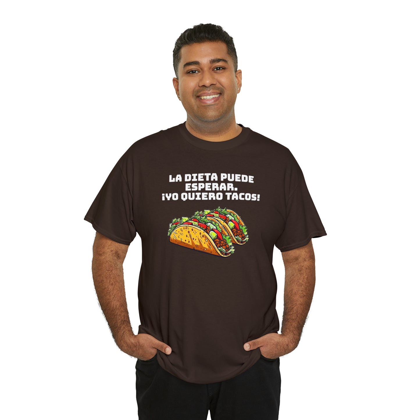 Yo quiero tacos - Camiseta unisex de algodón pesado