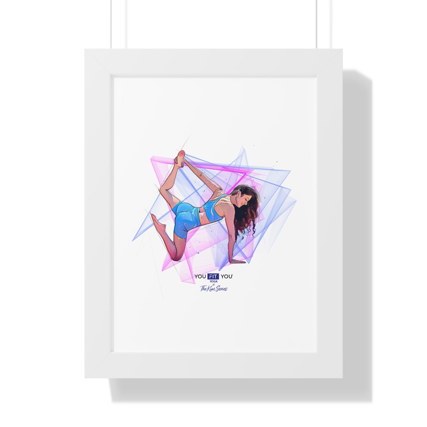 Leap of Faith Yoga, Energy Shapes - Framed Art