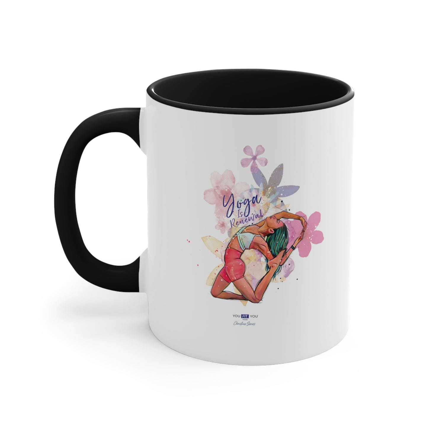 Yoga Is Renewal Wellness Mug -Feat Christine
