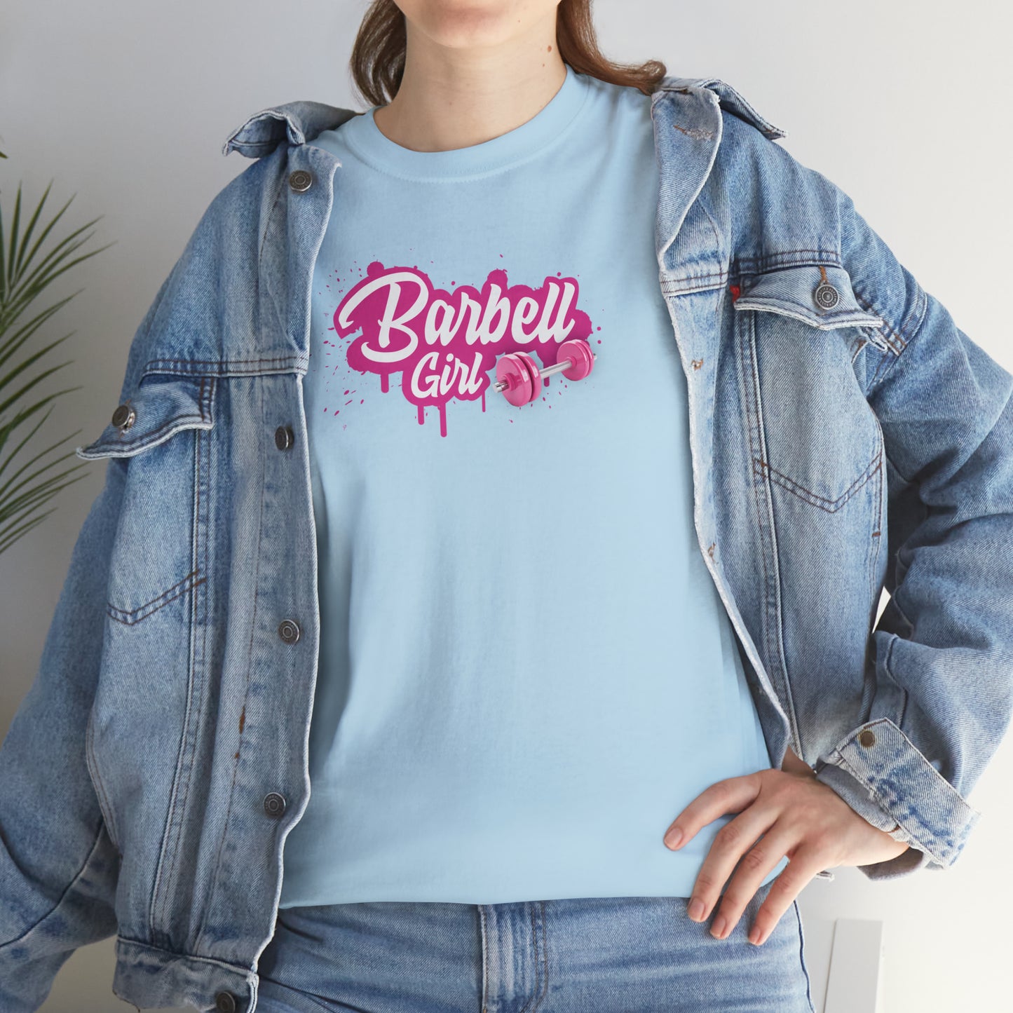 Barbell Girl Script Drip Style -T-Shirt