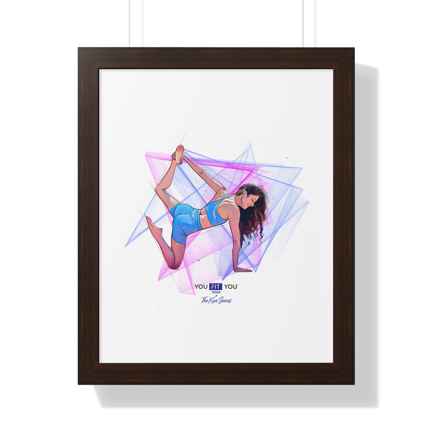 Leap of Faith Yoga, Energy Shapes - Framed Art