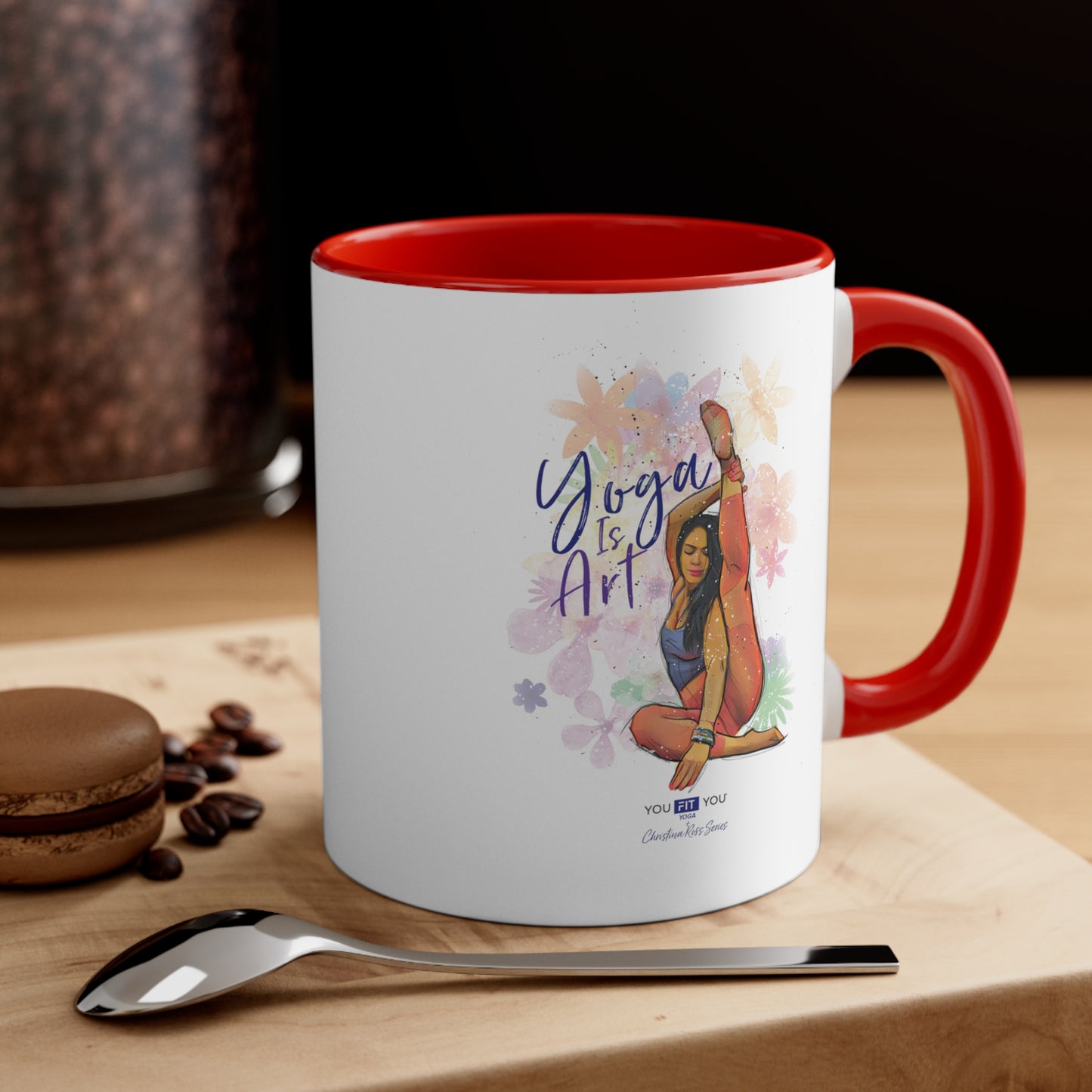 Yoga Is Art Wellness Mug -Feat Christina Ross