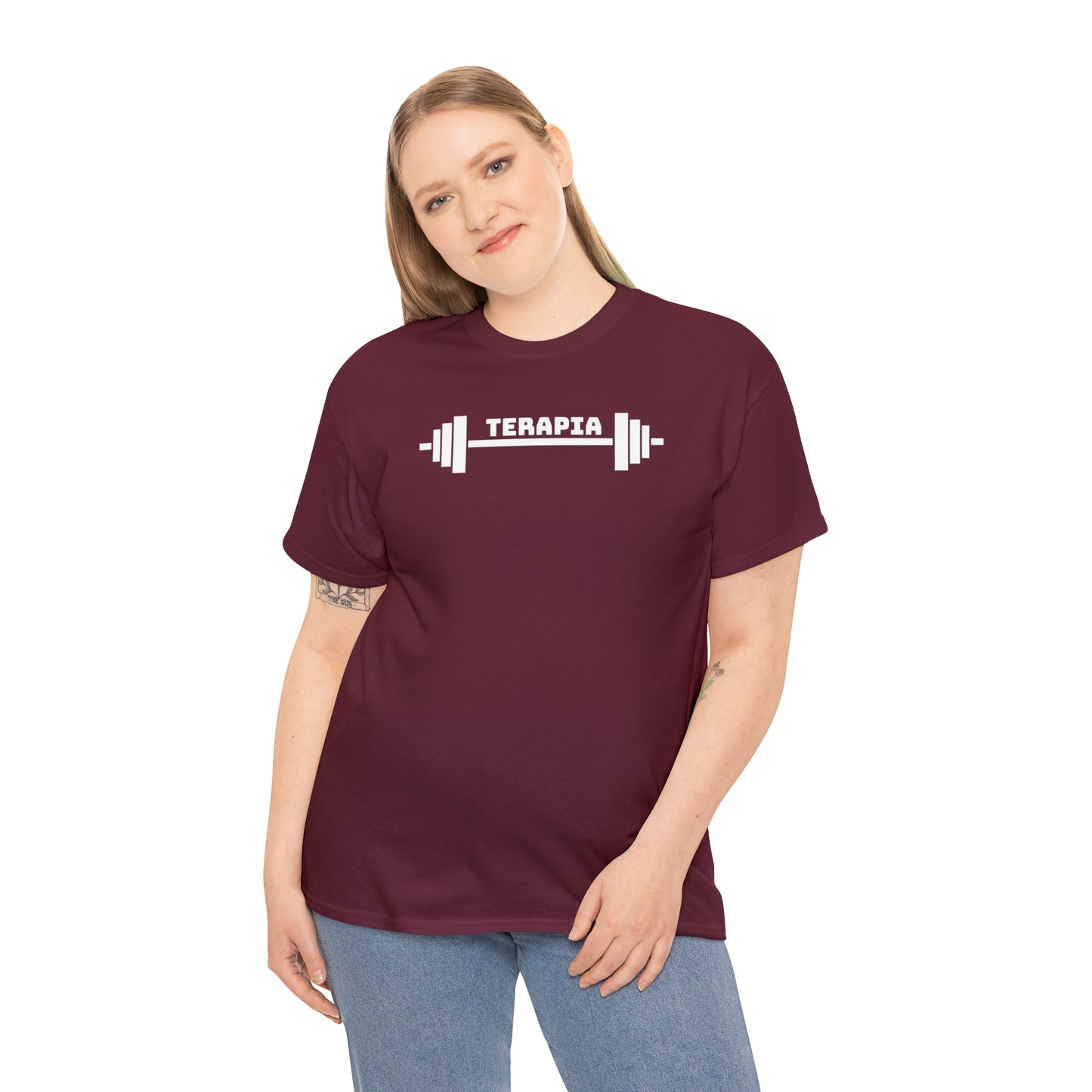 Terapia -Camiseta unisex de algodón pesado