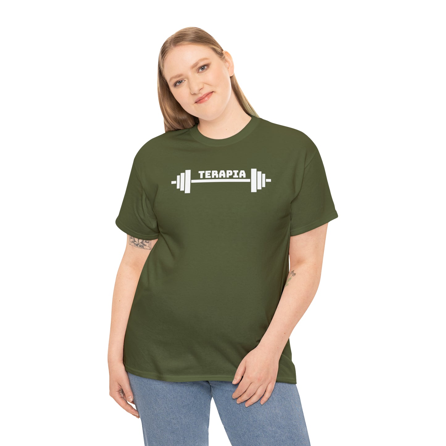 Terapia -Camiseta unisex de algodón pesado