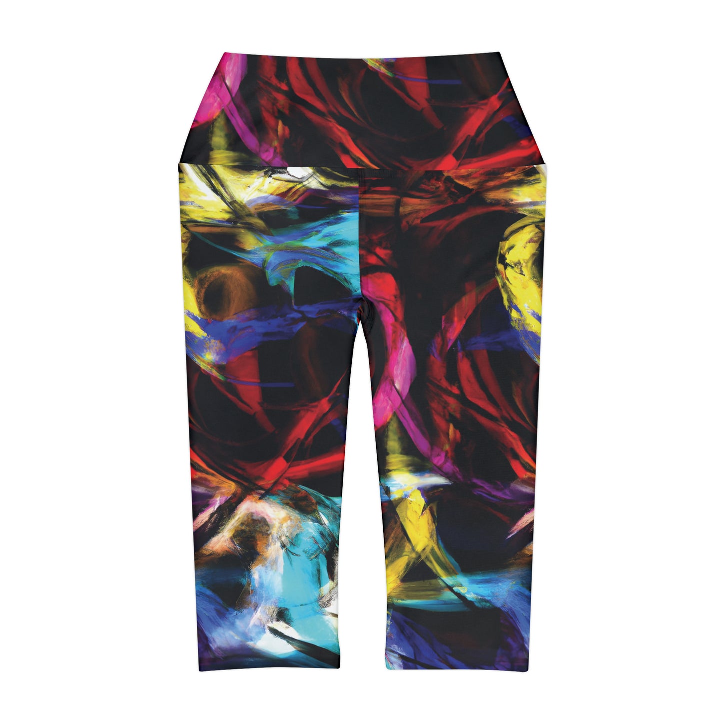 Color Flair -Yoga Capri Leggings