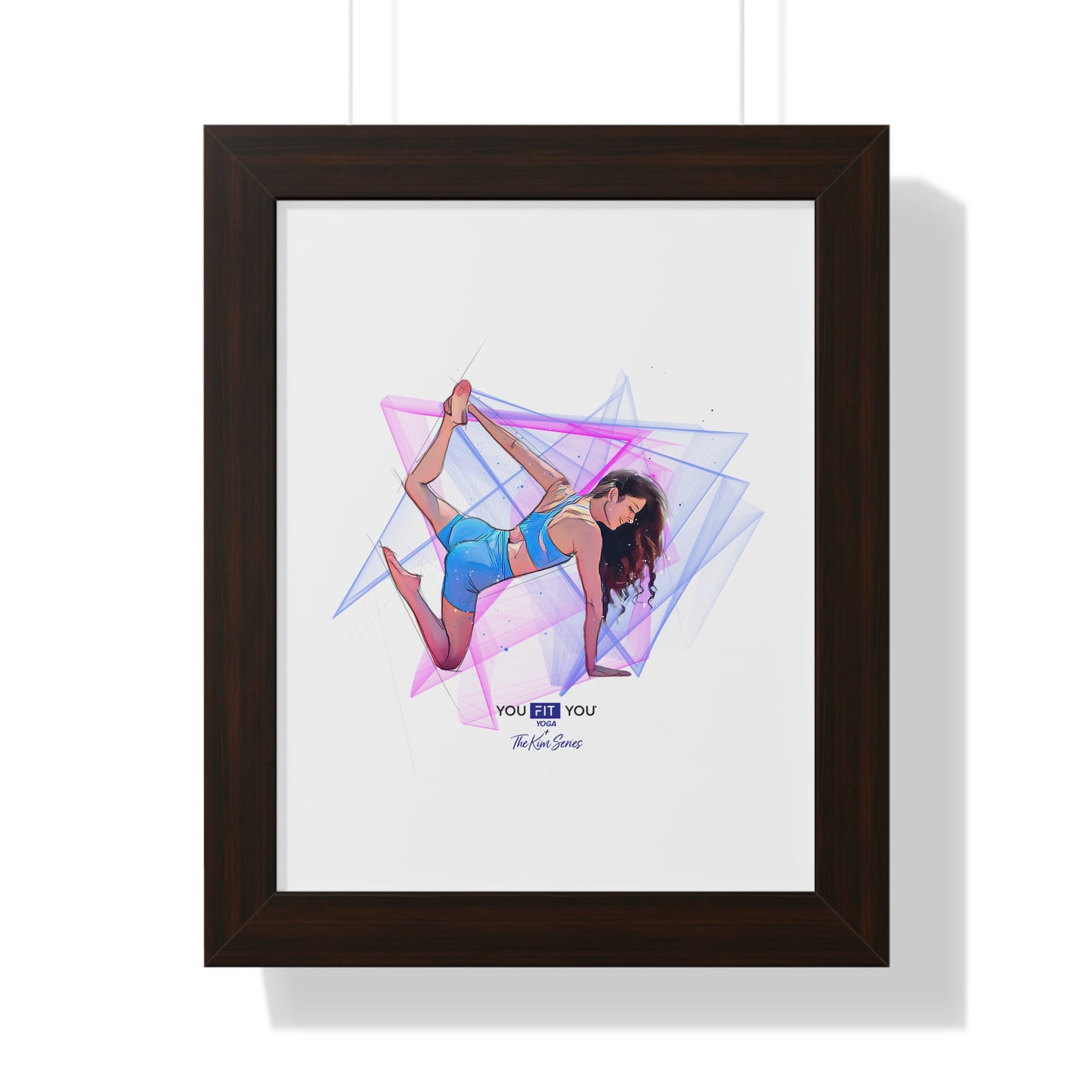 Leap of Faith Yoga, Energy Shapes - Framed Art