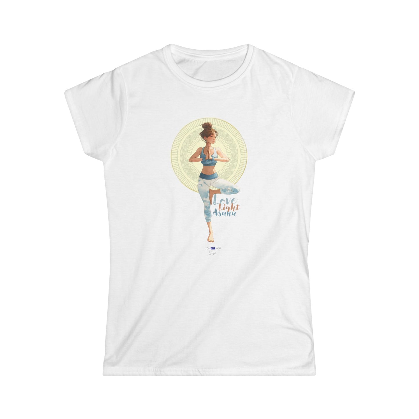Yoga- Love, Light, Asana Women's Tee, Mindfulness Shirt