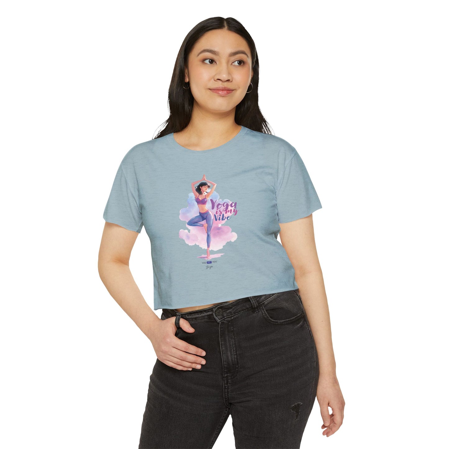 Yoga Is My Vibe - Women's Festival Crop Top