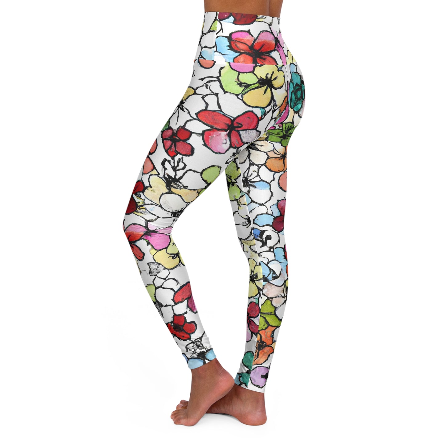 Floral Fun -Yoga Pants