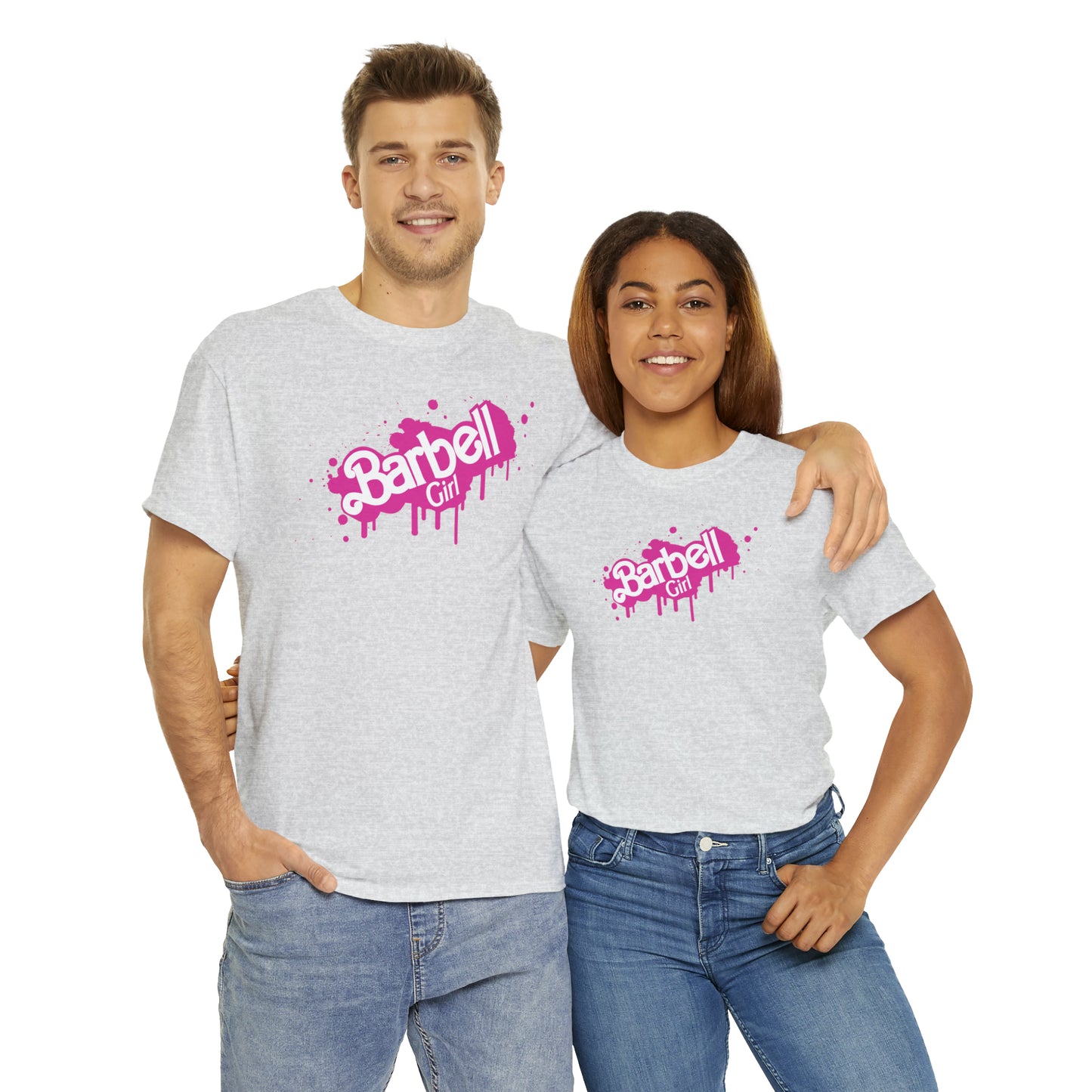 Barbell Girl Vintage Font Drip Style -Unisex Tee