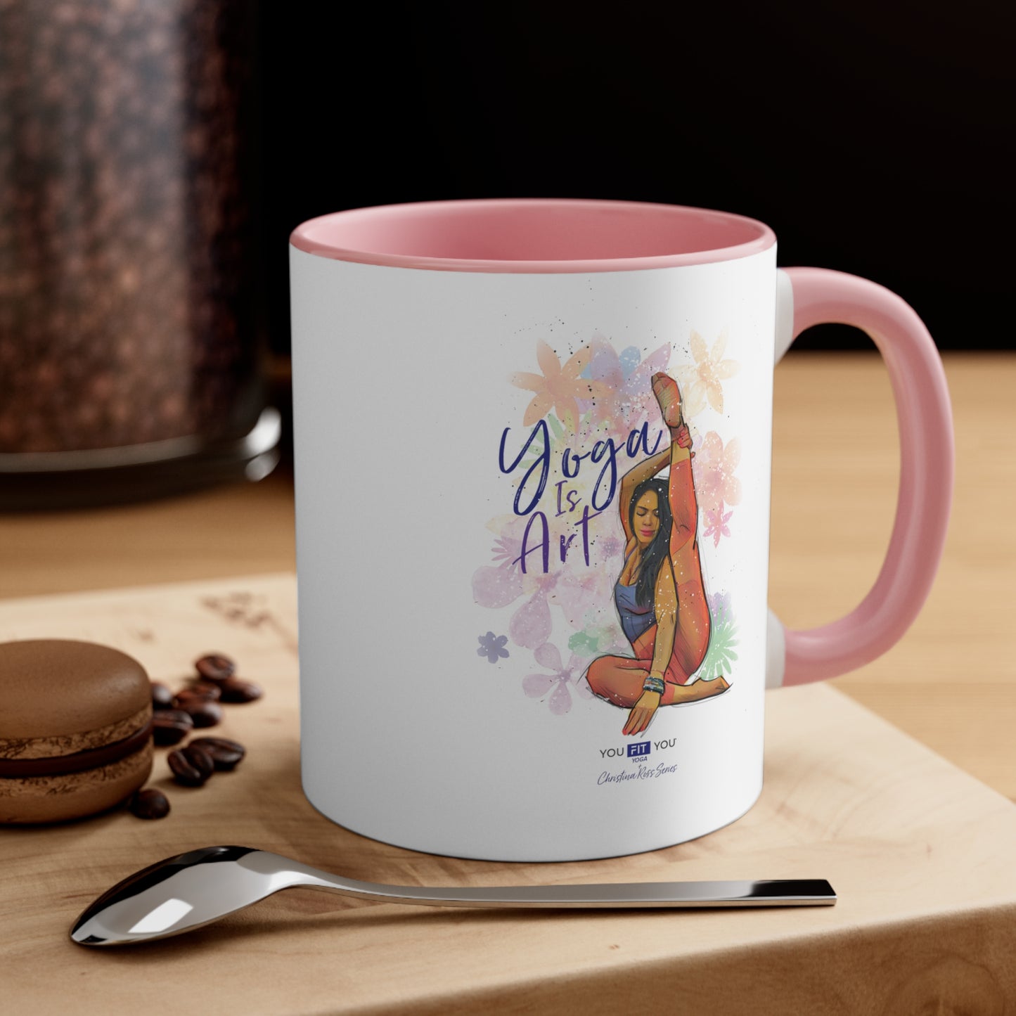 Yoga Is Art Wellness Mug -Feat Christina Ross