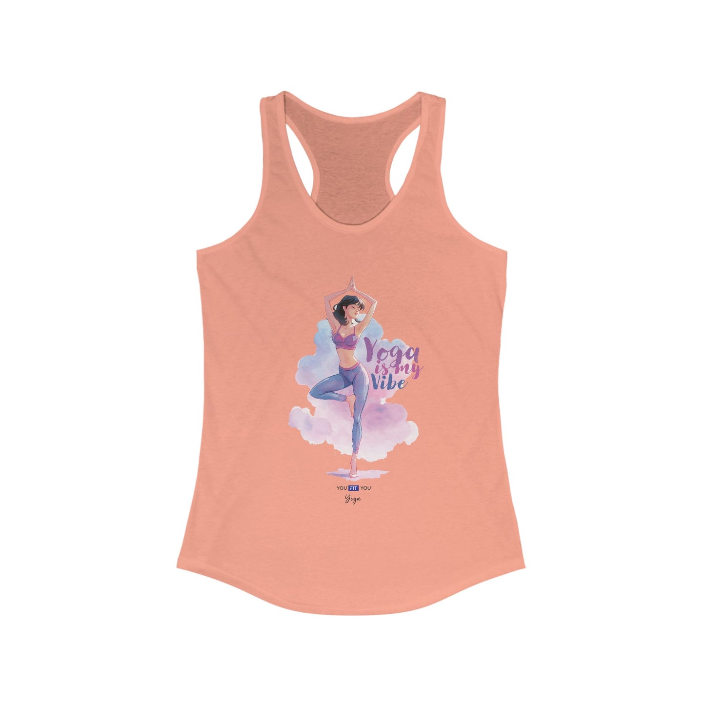 Yoga Is My Vibe Racerback Tank