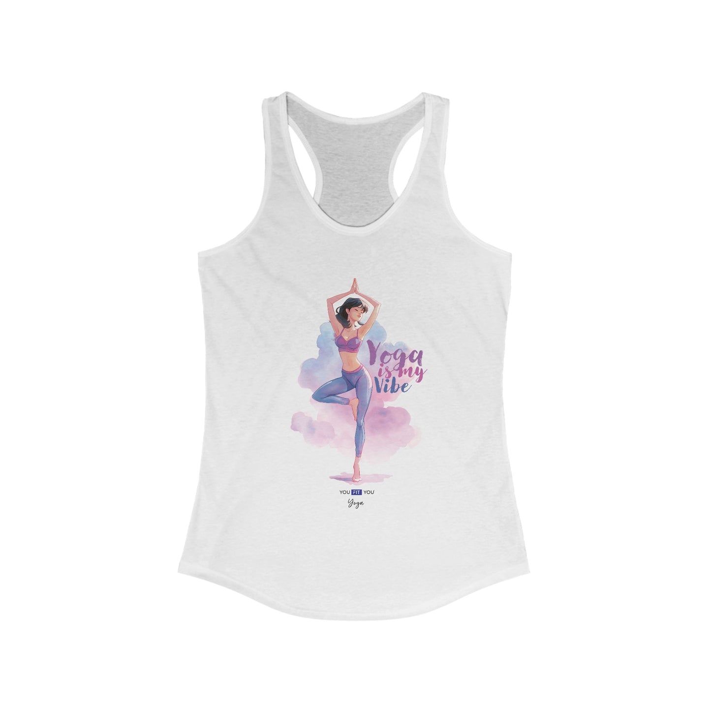 Yoga Is My Vibe Racerback Tank
