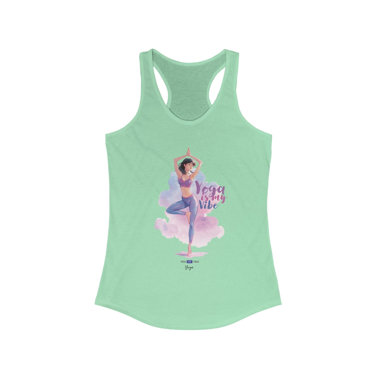 Yoga Is My Vibe Racerback Tank