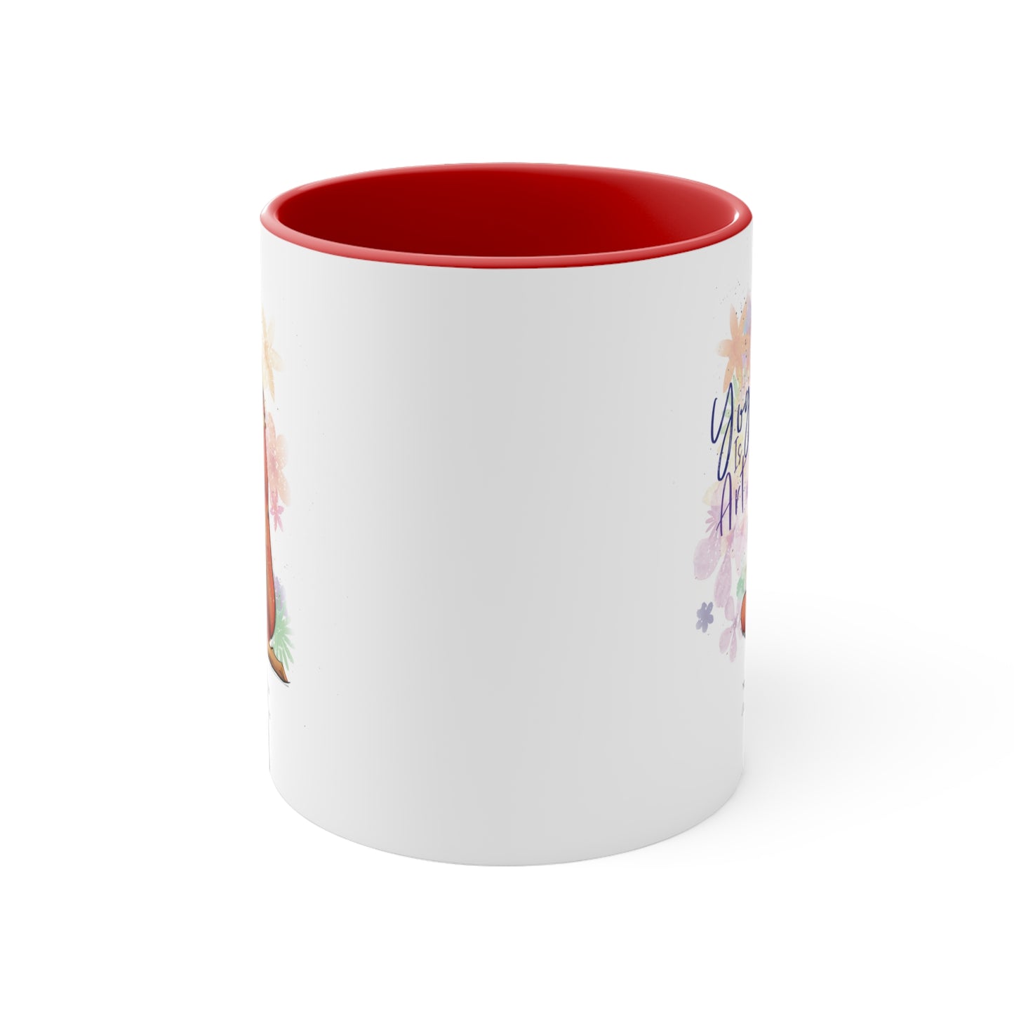 Yoga Is Art Wellness Mug -Feat Christina Ross