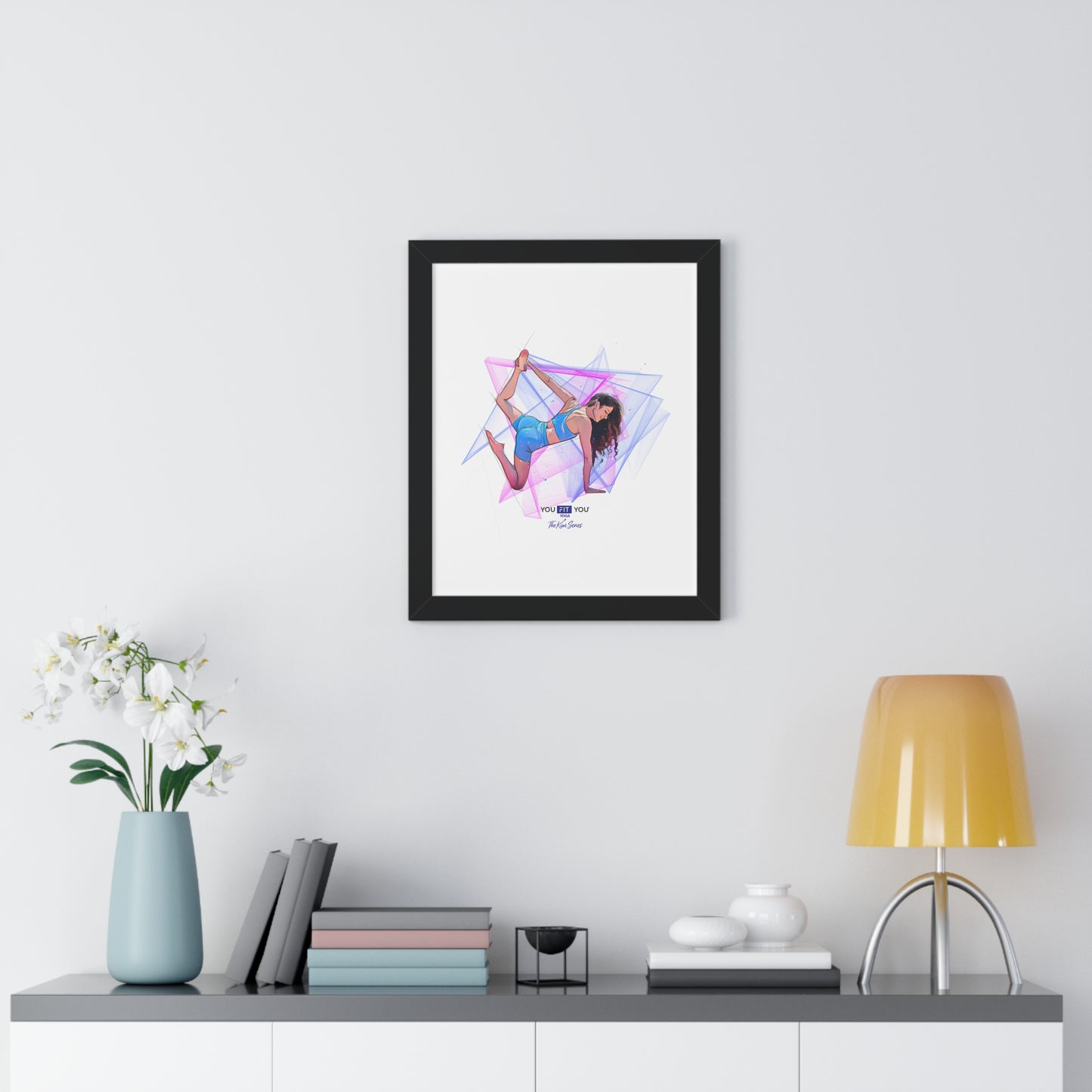 Leap of Faith Yoga, Energy Shapes - Framed Art