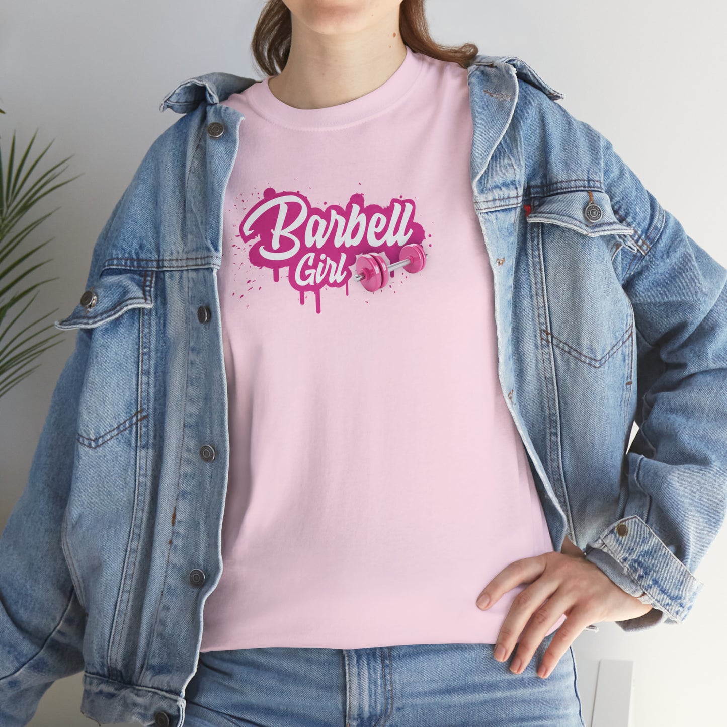 Barbell Girl Script Drip Style -T-Shirt