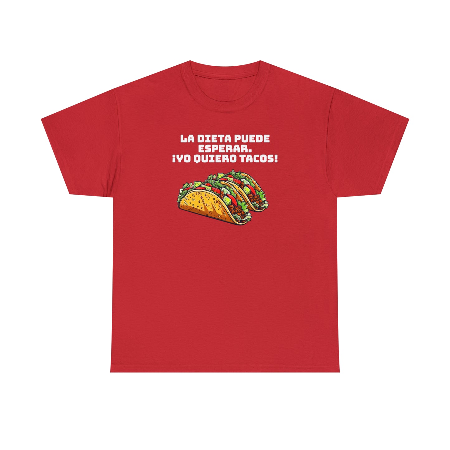 Yo quiero tacos - Camiseta unisex de algodón pesado