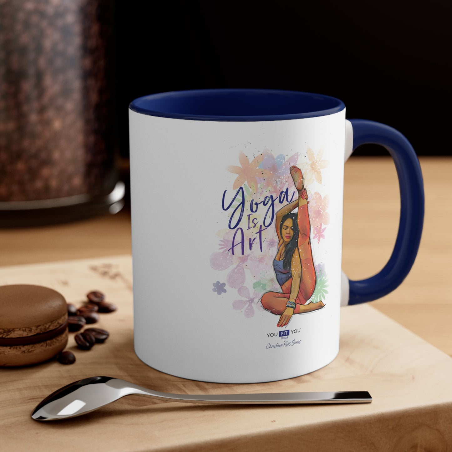 Yoga Is Art Wellness Mug -Feat Christina Ross