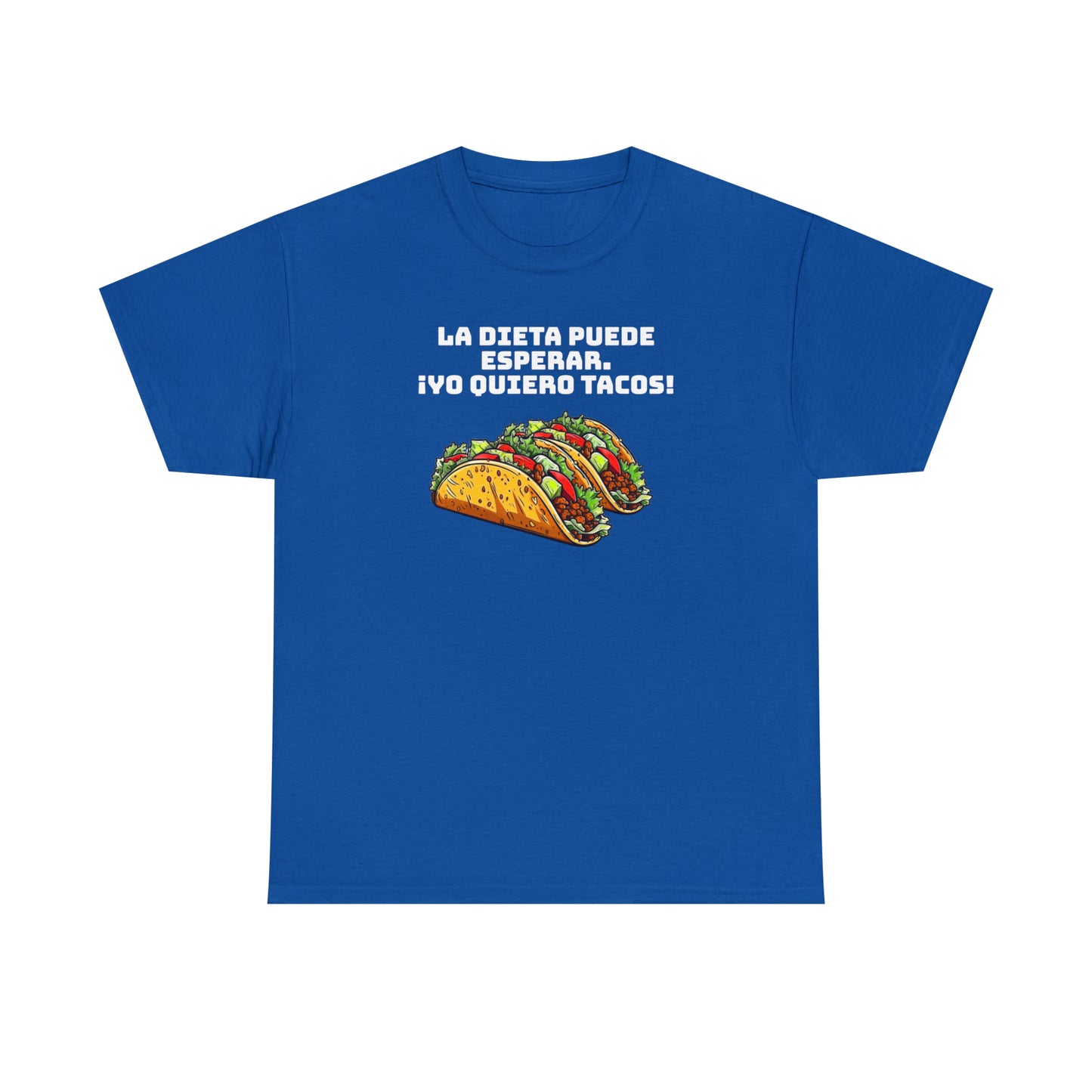 Yo quiero tacos - Camiseta unisex de algodón pesado