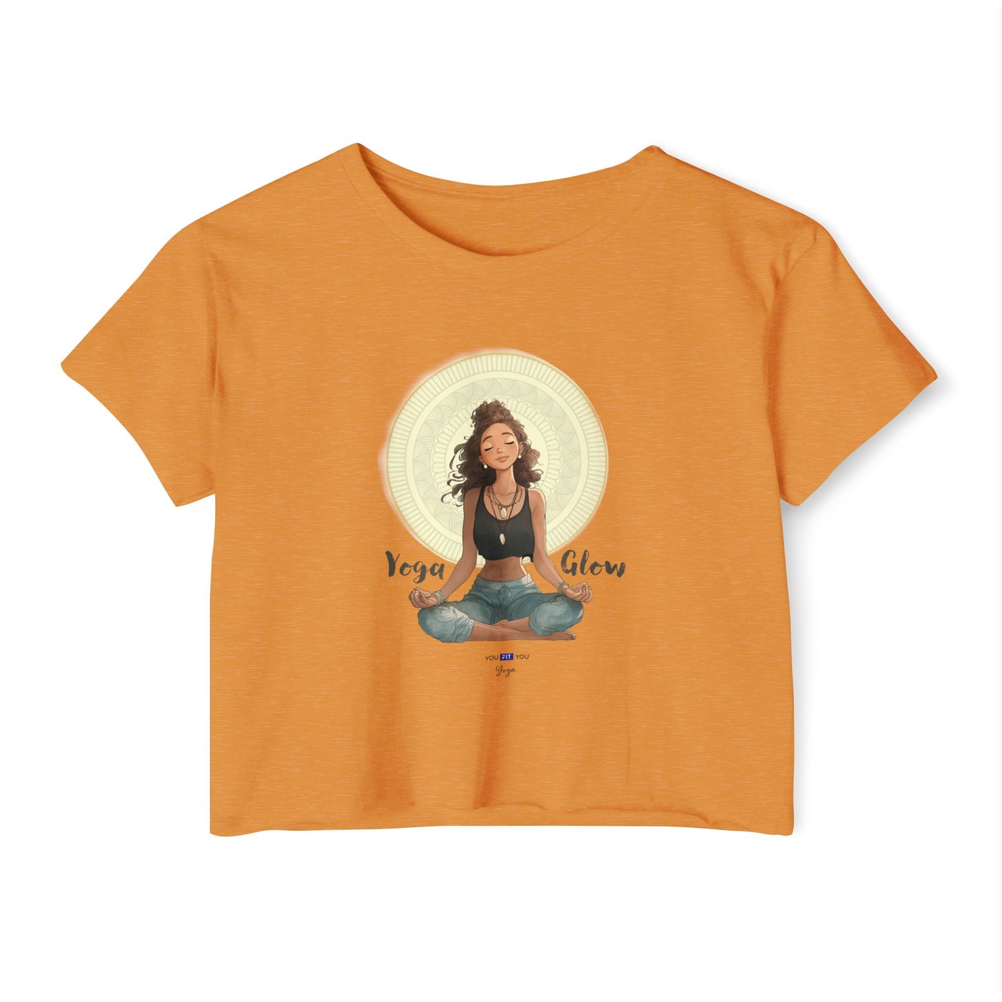 Yoga Glow Crop Top Tee