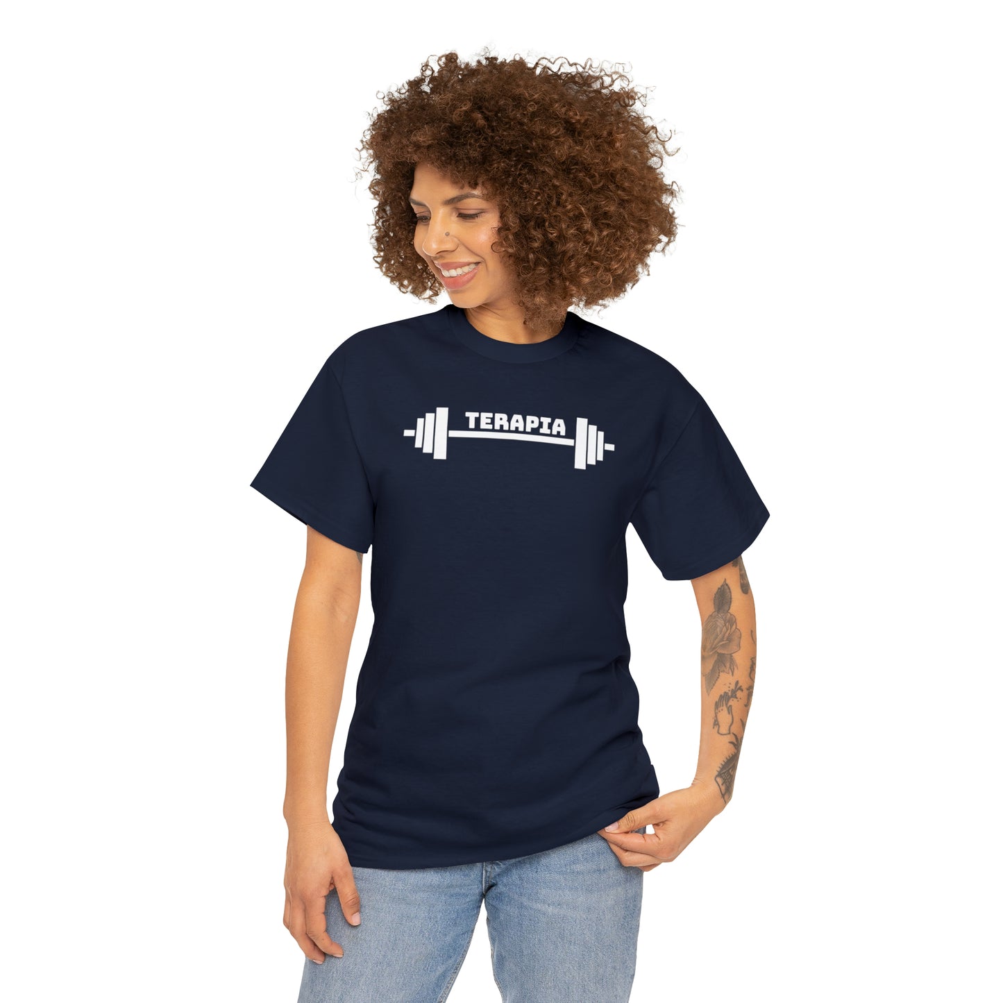 Terapia -Camiseta unisex de algodón pesado