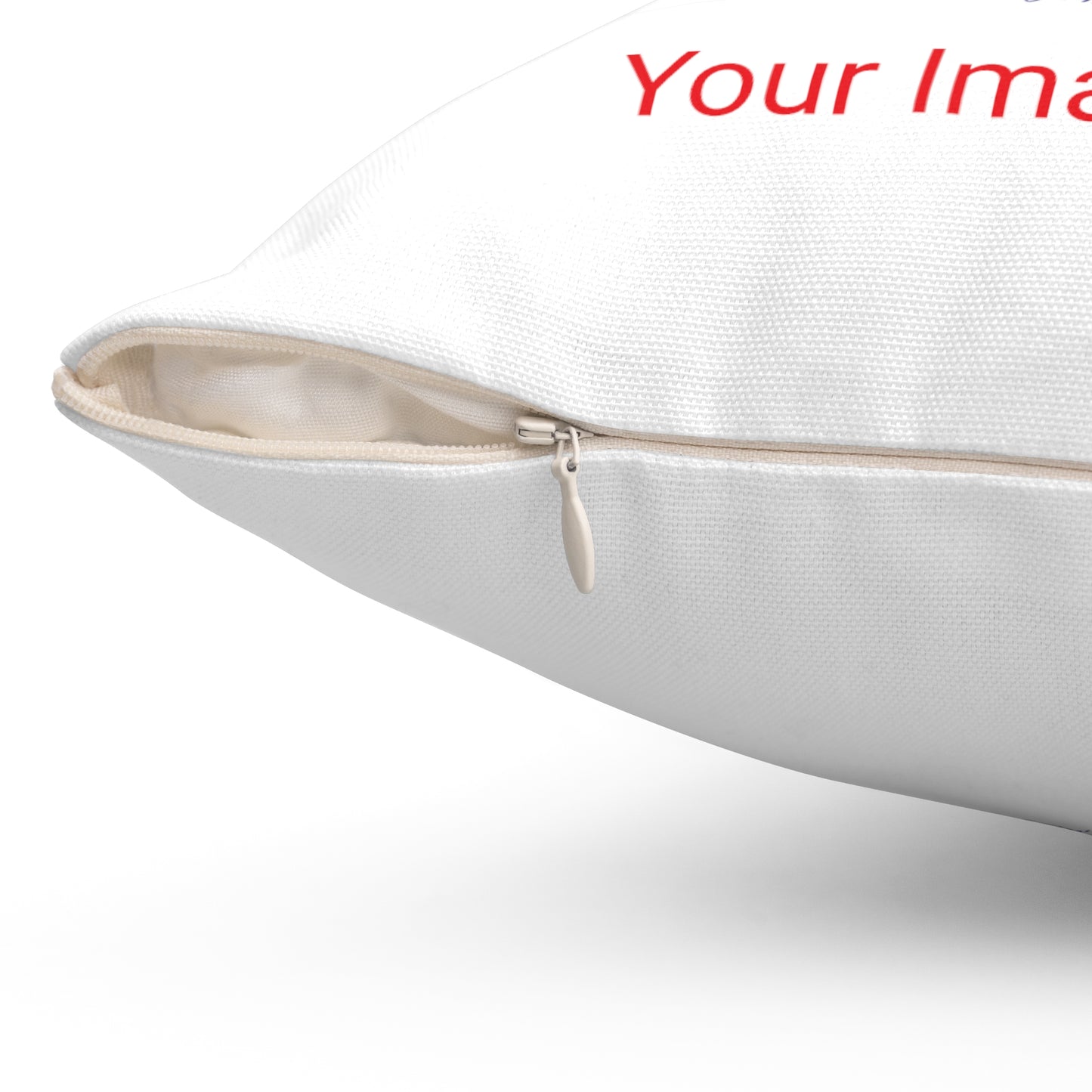 Spun Polyester Square Pillow