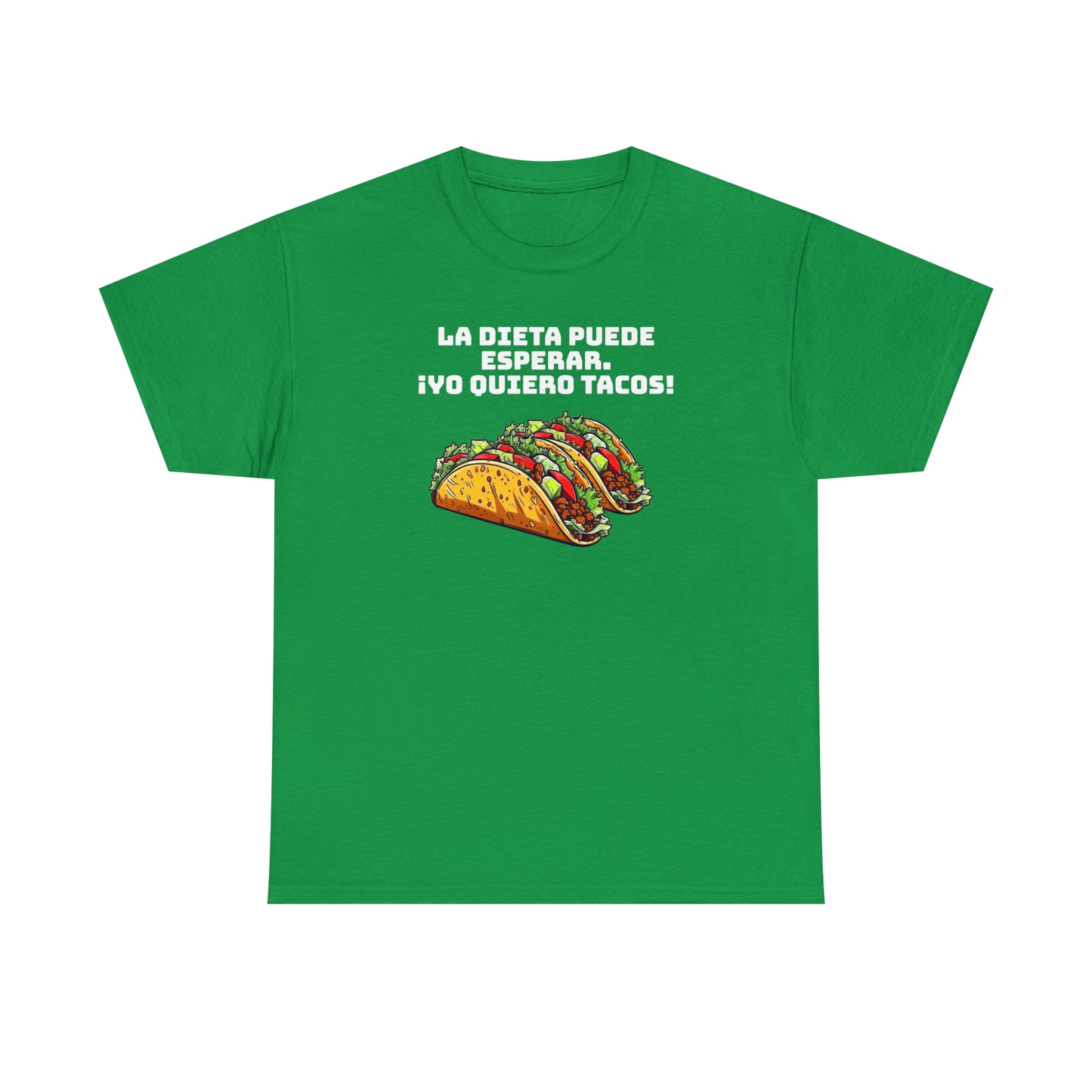 Yo quiero tacos - Camiseta unisex de algodón pesado