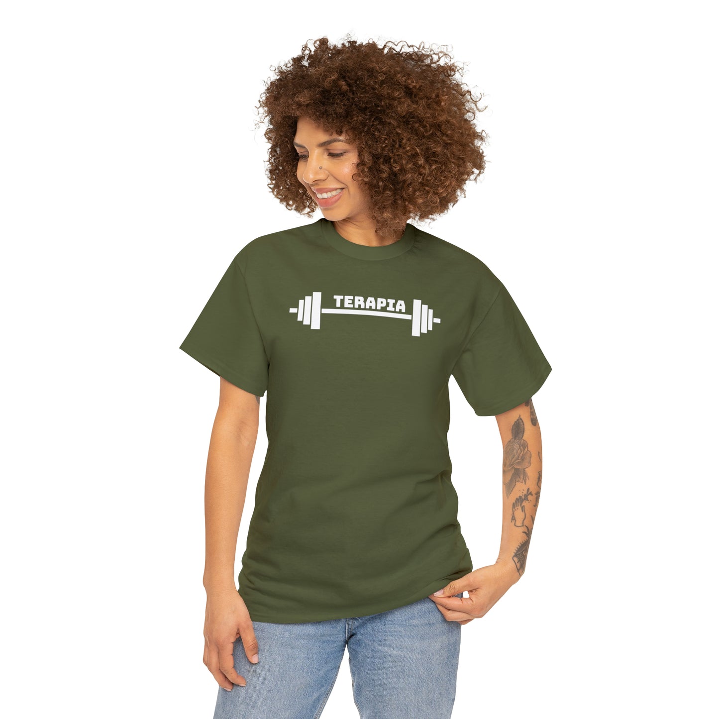 Terapia -Camiseta unisex de algodón pesado