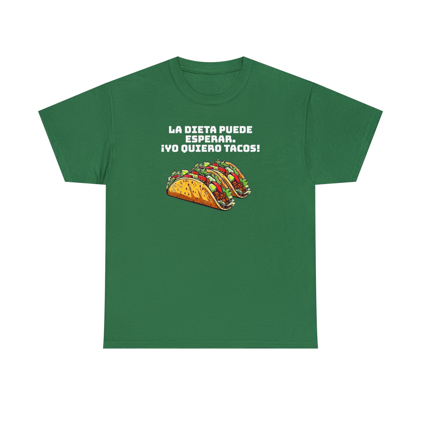 Yo quiero tacos - Camiseta unisex de algodón pesado