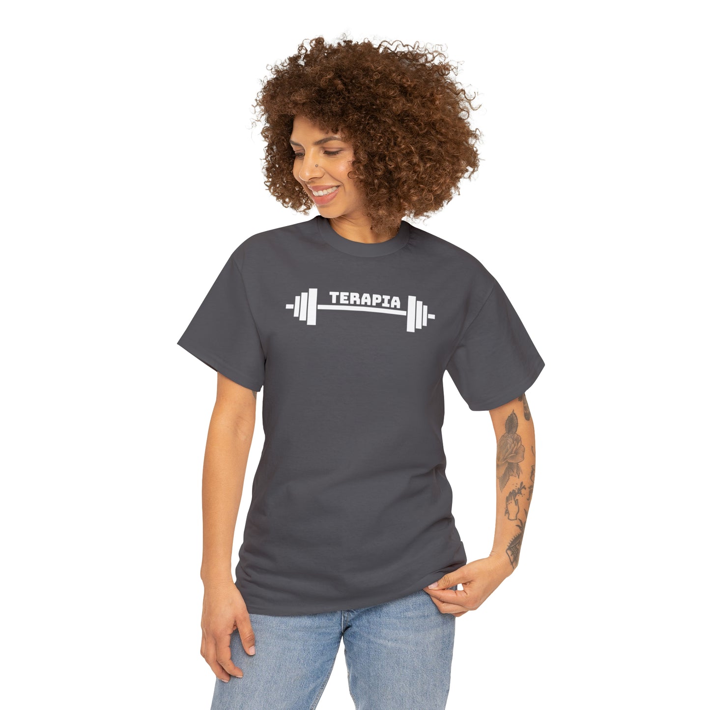 Terapia -Camiseta unisex de algodón pesado