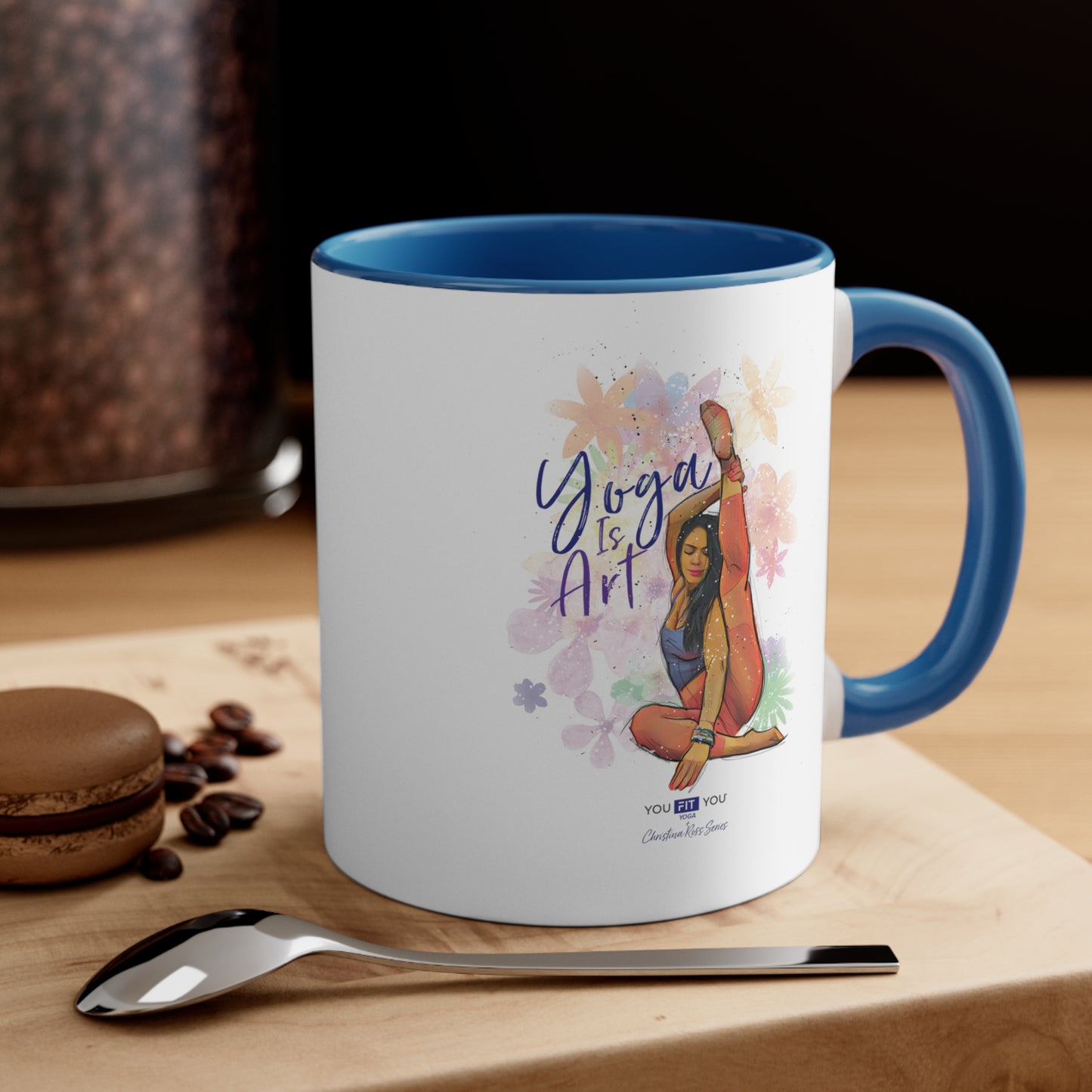 Yoga Is Art Wellness Mug -Feat Christina Ross