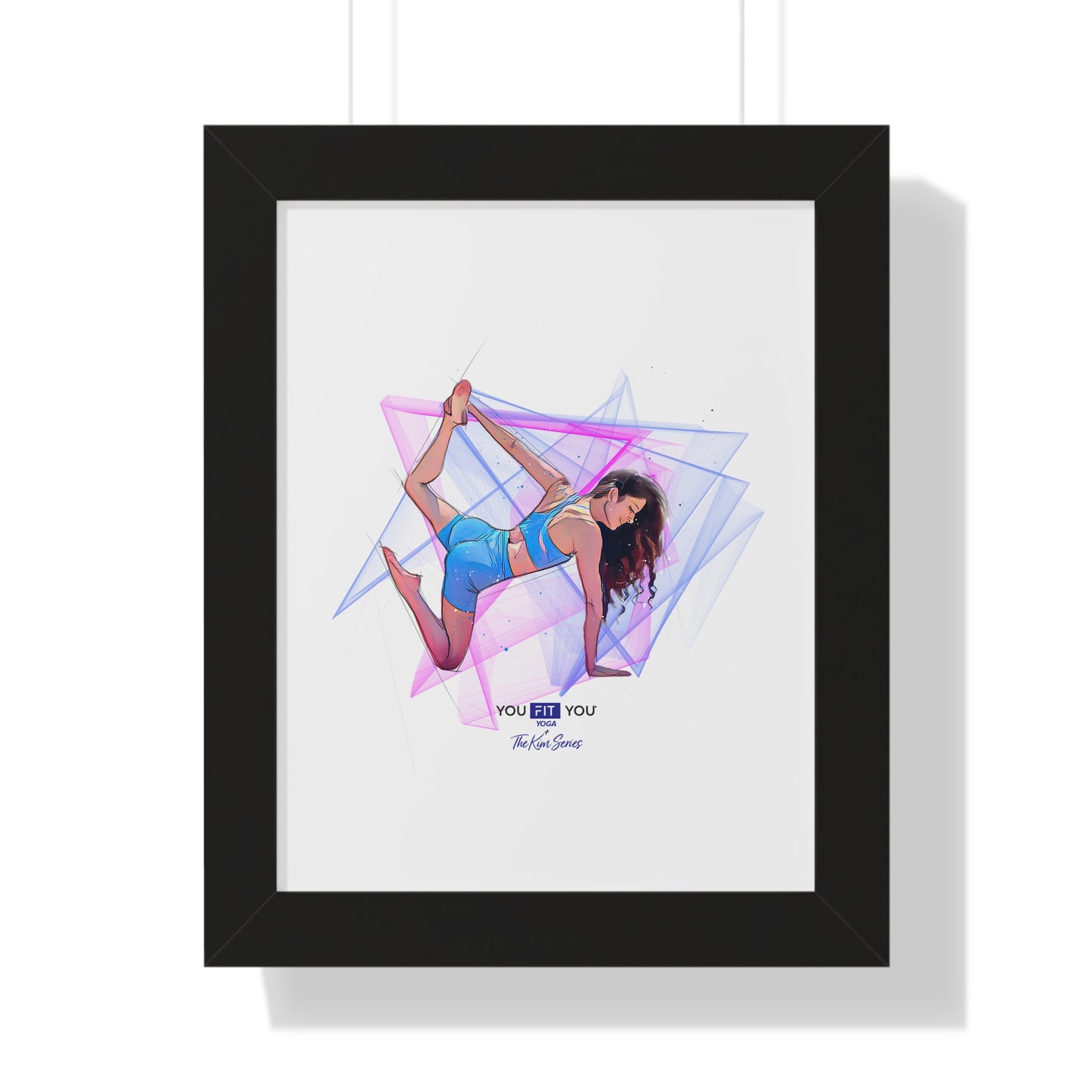 Leap of Faith Yoga, Energy Shapes - Framed Art