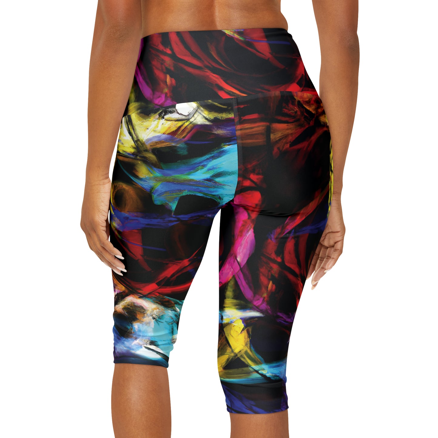 Color Flair -Yoga Capri Leggings