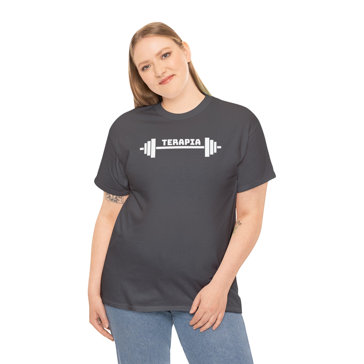 Terapia -Camiseta unisex de algodón pesado