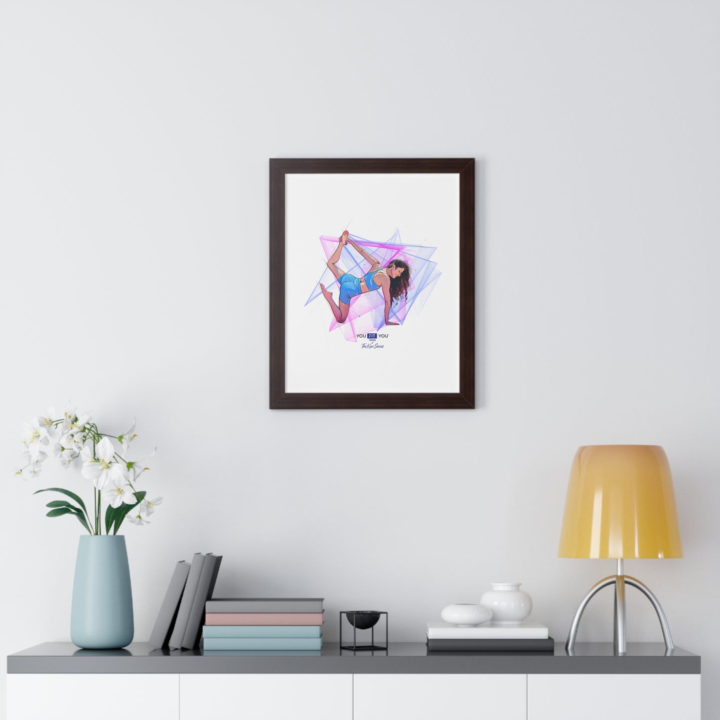 Leap of Faith Yoga, Energy Shapes - Framed Art