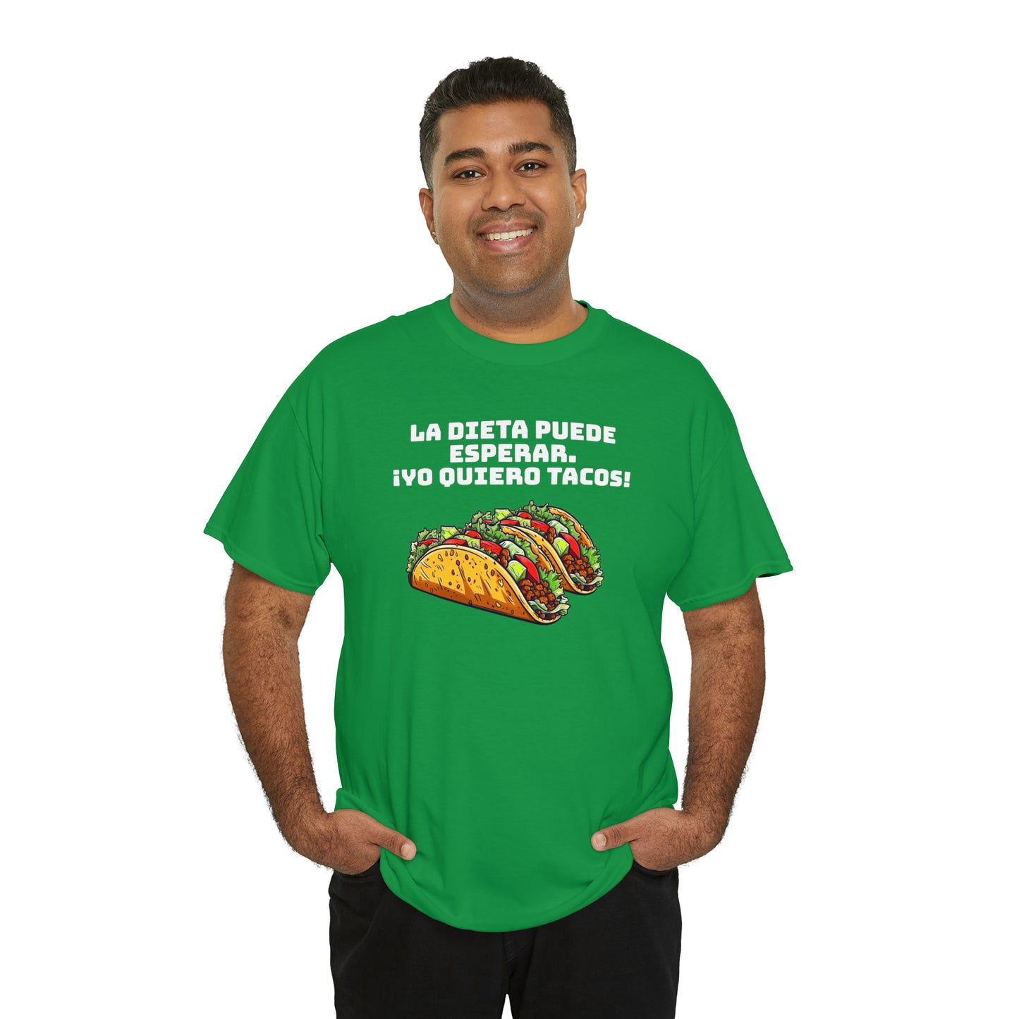 Yo quiero tacos - Camiseta unisex de algodón pesado