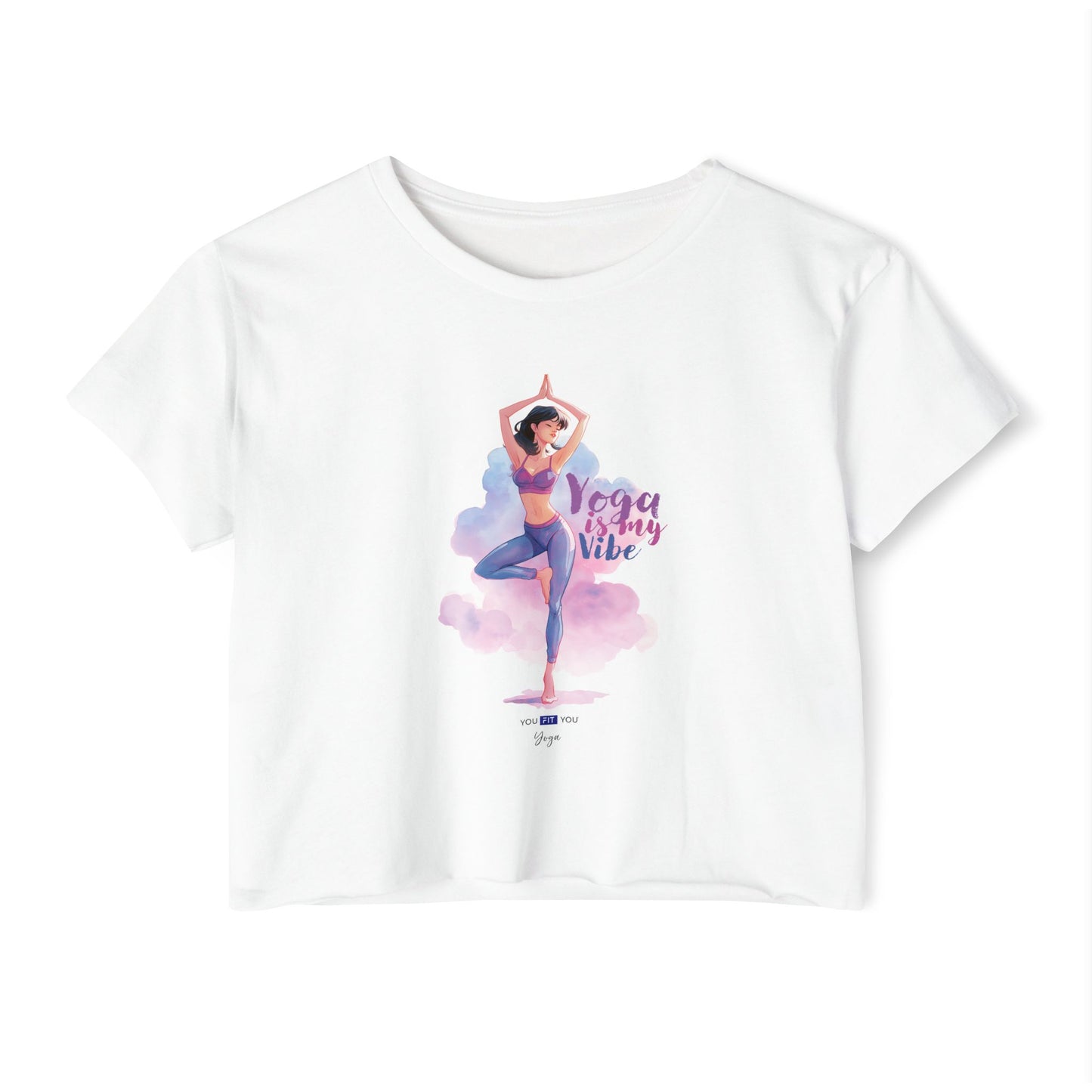 Yoga Is My Vibe - Women's Festival Crop Top