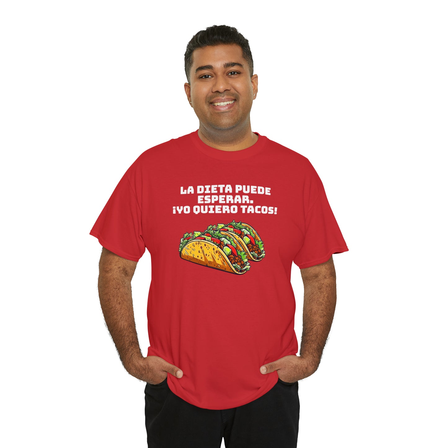 Yo quiero tacos - Camiseta unisex de algodón pesado