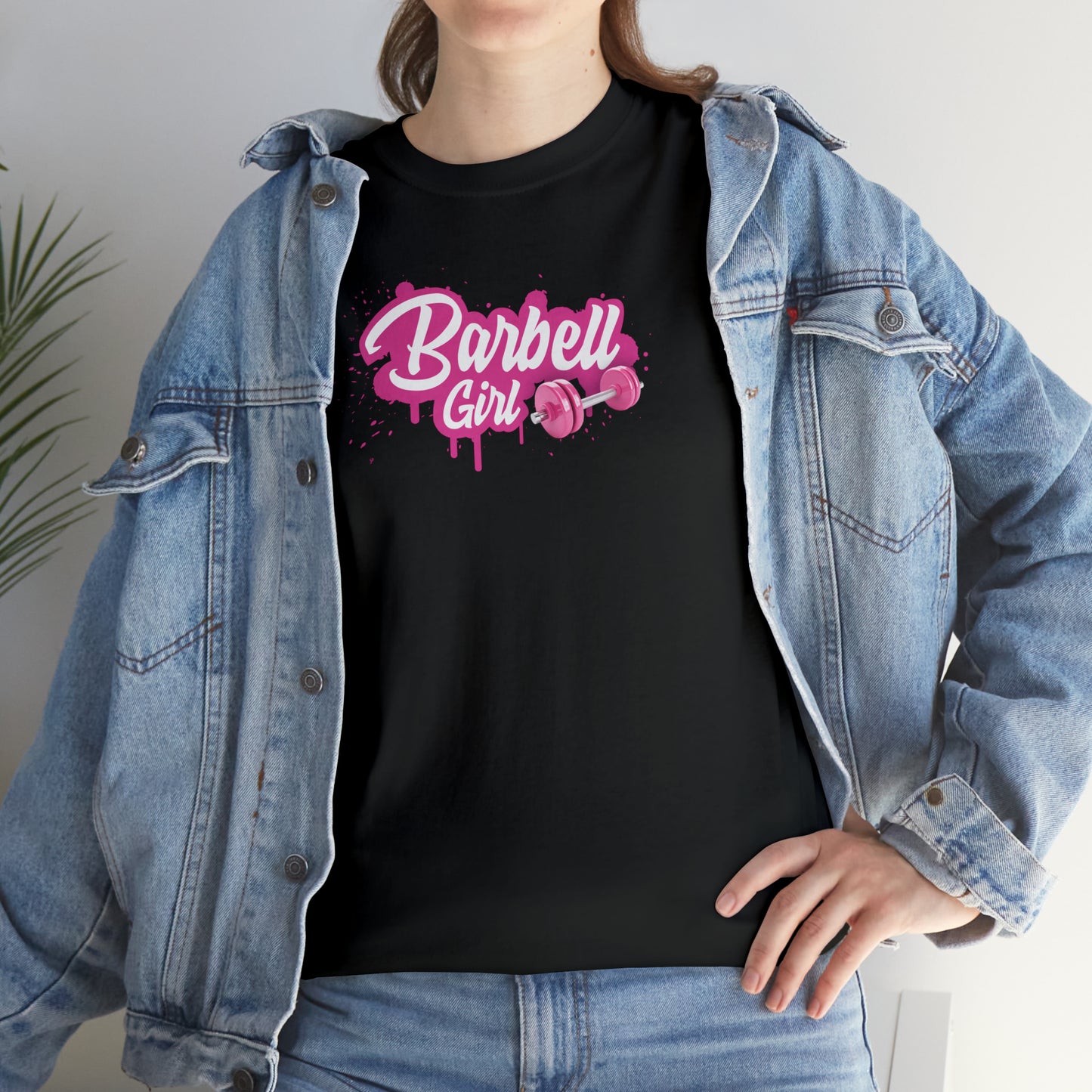 Barbell Girl Script Drip Style -T-Shirt
