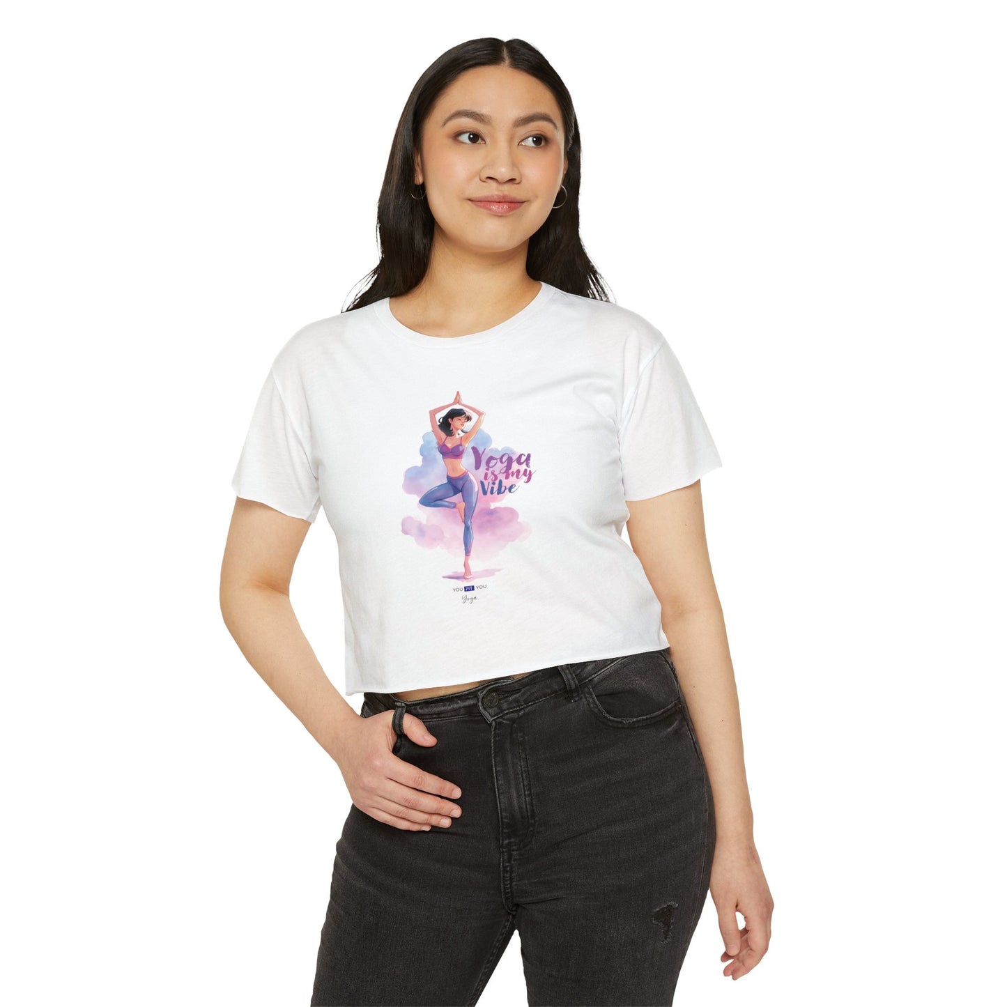 Yoga Is My Vibe - Women's Festival Crop Top