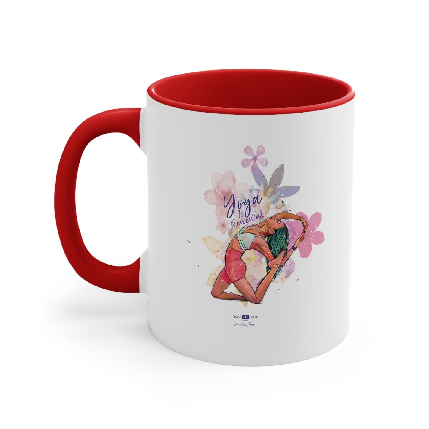 Yoga Is Renewal Wellness Mug -Feat Christine