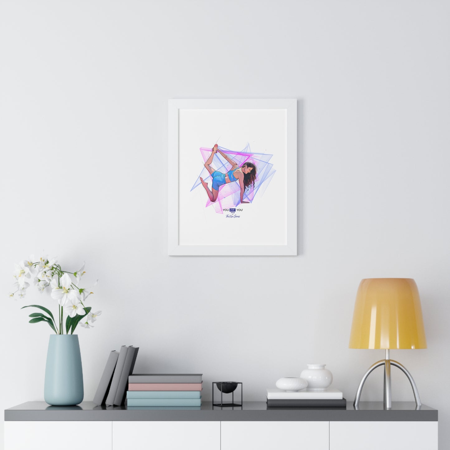 Leap of Faith Yoga, Energy Shapes - Framed Art