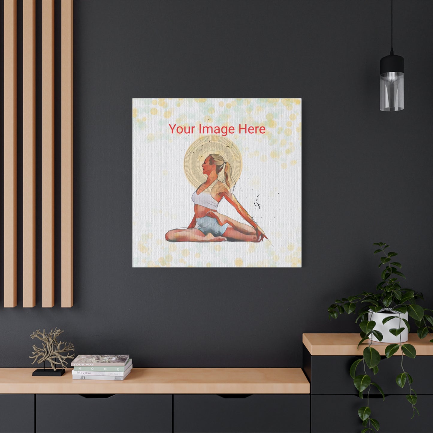 Pose Portrait Canvas Stretched