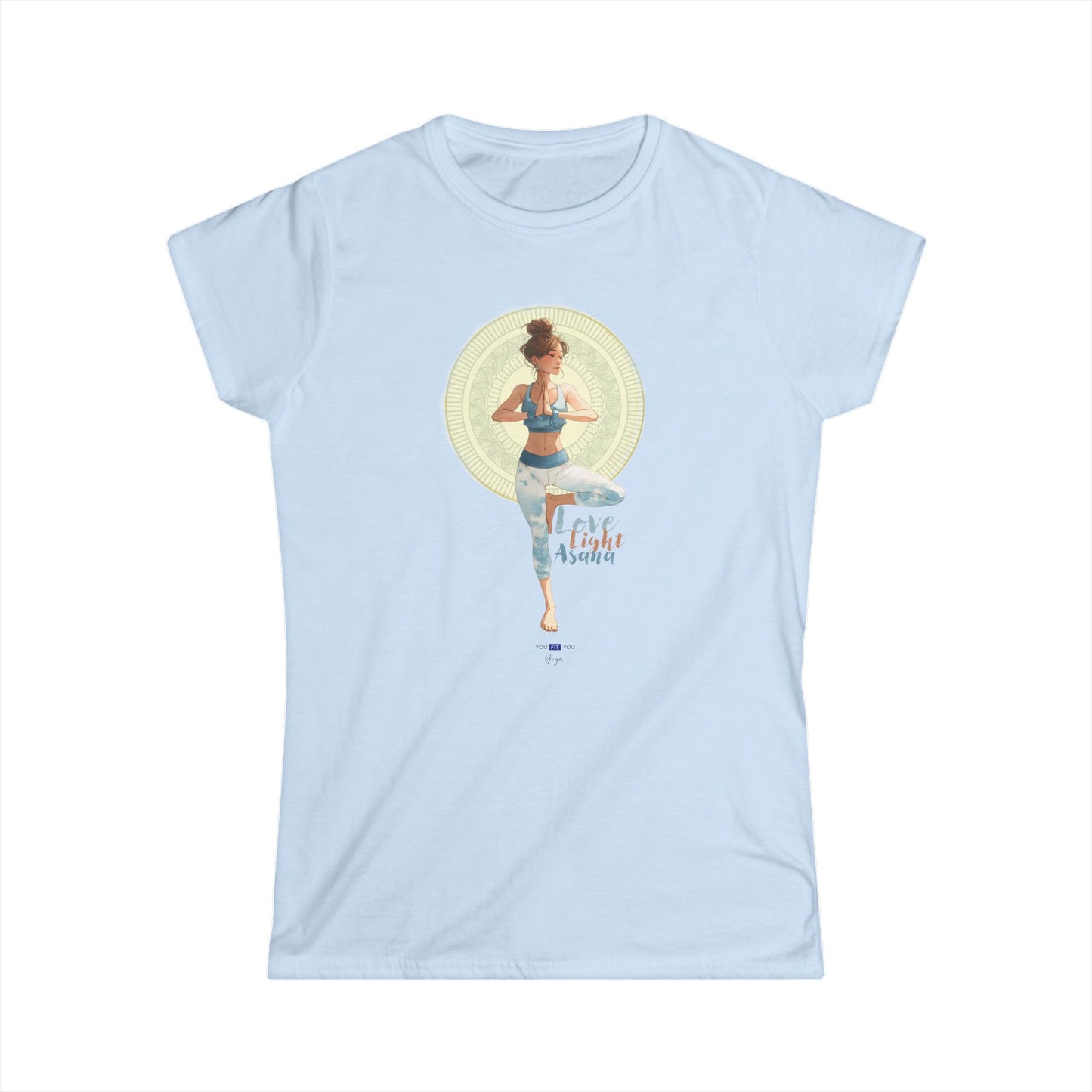 Yoga- Love, Light, Asana Women's Tee, Mindfulness Shirt
