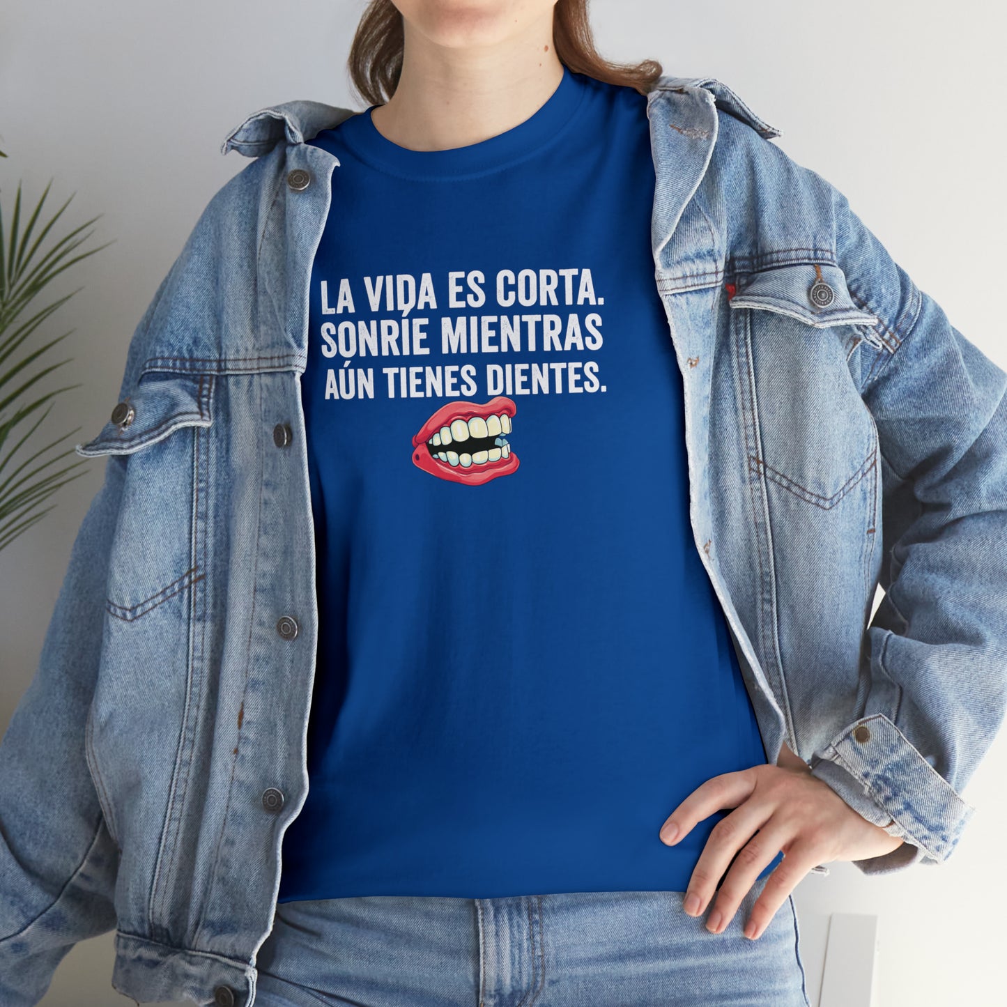 Sonrisa -Camiseta unisex de algodón pesado