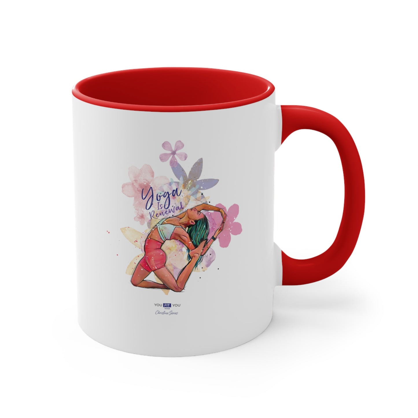 Yoga Is Renewal Wellness Mug -Feat Christine