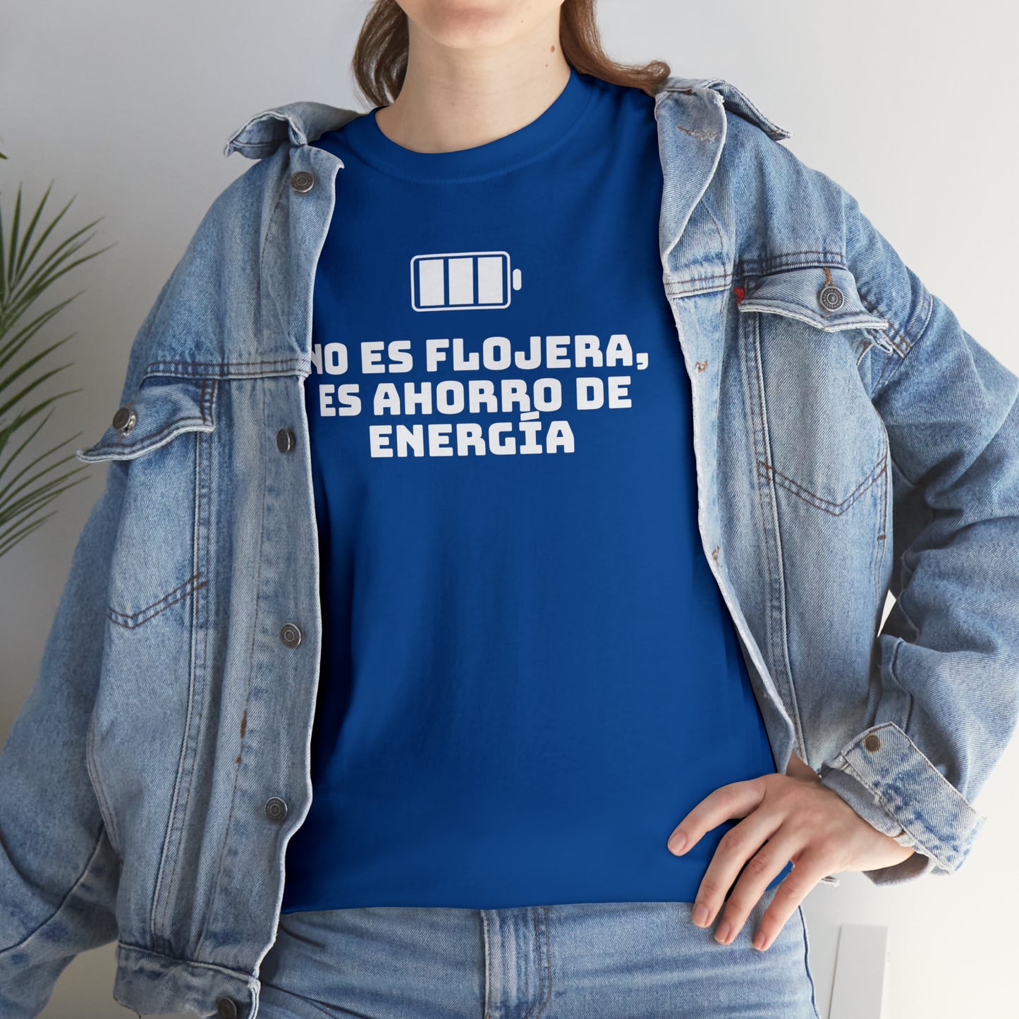 No pereza -Camiseta unisex de algodón pesado